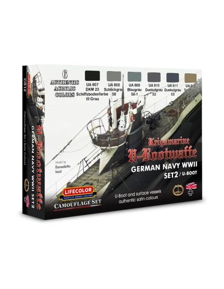 German WWII Kriegsmarine n.2 Camoufl.set - Lifecolor CS12