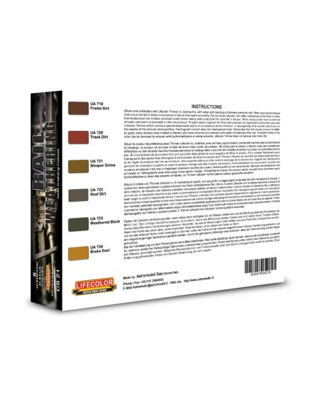 Rail weathering - Lifecolor CS21