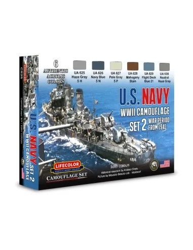 Camouflage Set US Navy WWII Set 2 - Lifecolor CS25