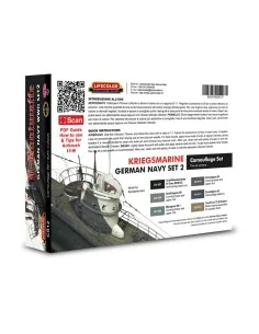 German WWII Kriegsmarine n.2 Camoufl.set - Lifecolor CS12 2