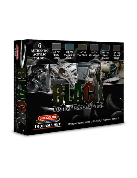 Black rubber shades & co. - Lifecolor CS27