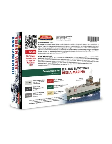 Italian Regia Marina WWII colors - Lifecolor CS15