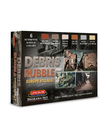 Debris and Rubble Europe Village - Lifecolor CS31