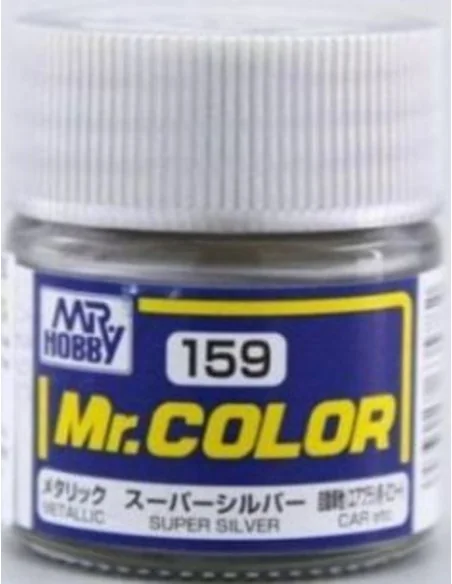 Mr Hobby -Gunze Mr. Color (10 ml) Super Silver - Mr Hobby - Gunze C...