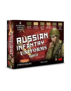Russian Infantry Uniforms, WWII - Lifecolor CS42