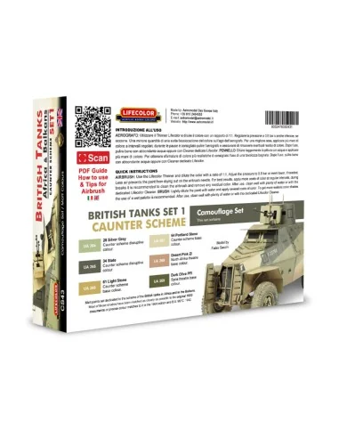 British Tanks WWII (Afrika & Balkan) - Lifecolor CS43