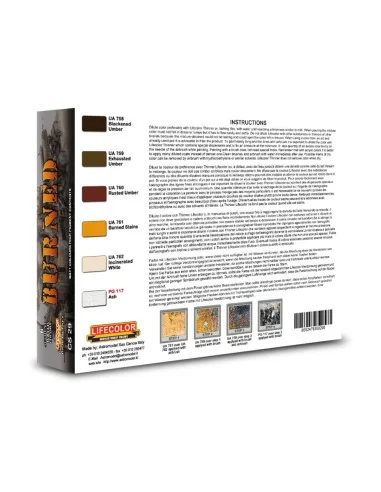 Burned Matt Colours high pigment content - Lifecolor CS29