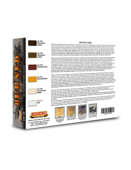 Burned Matt Colours high pigment content - Lifecolor CS29