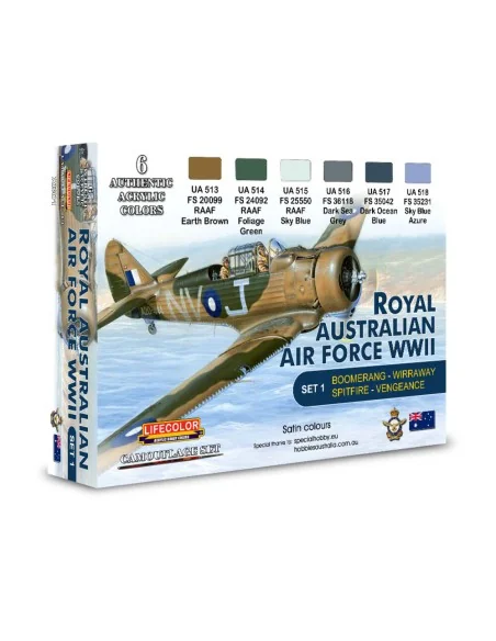 Australian Air Force WWII (RAAF) Set 1 - Lifecolor XS01