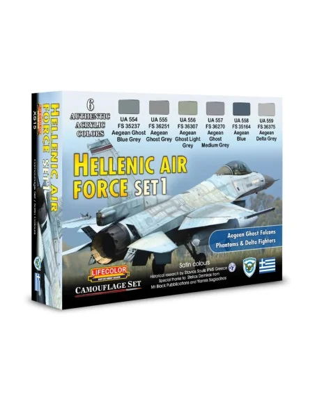 Hellenic AIR, Force Set 1 - Lifecolor XS15