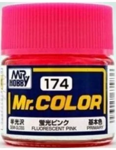 Mr Hobby -Gunze Mr. Color (10 ml) Fluorescent Pink - Mr Hobby - Gun...