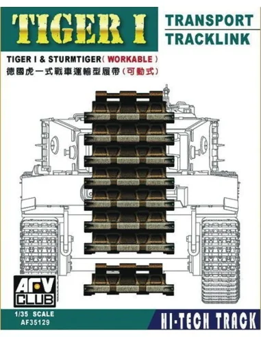 Tiger Transport track workable, 1/35 - AFV-Club AF35129