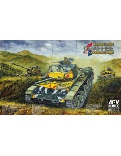 M24 Chafee tank Korea war vision, 1/35 - AFV-Club AF35209