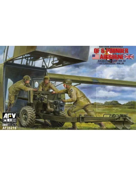 British Mk.4 6pdr airborne anti-tank Gun, 1/35 - AFV-Club AF35219
