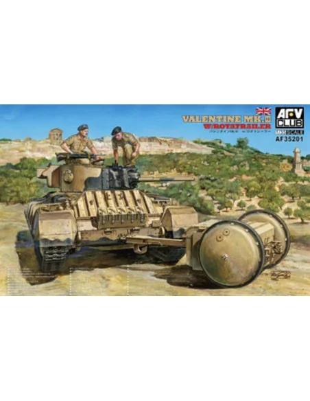 Valentine Mk.III W/Rotatrailer, 1/35 - AFV-Club AF35201