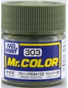 Mr Hobby -Gunze Mr. Color (10 ml) Green FS34102 - Mr Hobby - Gunze ...