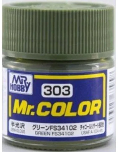 Mr Hobby -Gunze Mr. Color (10 ml) Green FS34102 - Mr Hobby - Gunze ...