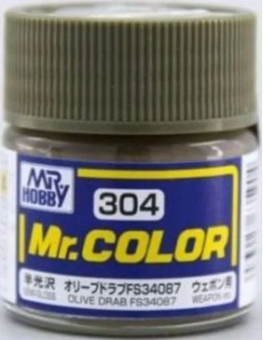 Mr Hobby -Gunze Mr. Color (10 ml) Olive Drab FS34087 - Mr Hobby - G...