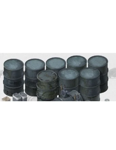 German 20L & 200L Fuel Drums, 1/35 - AFV-Club AF35266
