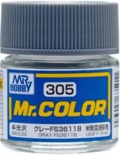 Mr Hobby -Gunze Mr. Color (10 ml) Gray FS36118 - Mr Hobby - Gunze C...