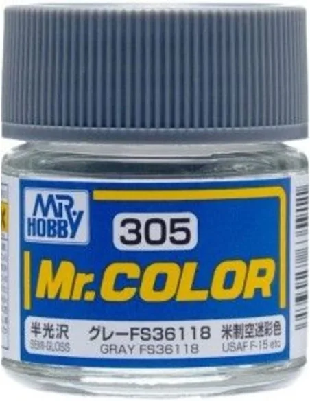 Mr Hobby -Gunze Mr. Color (10 ml) Gray FS36118 - Mr Hobby - Gunze C...
