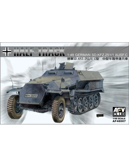 SDKFZ 251 Ausführung C, 1/48 - AFV-Club AF48007