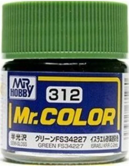 Mr Hobby -Gunze Mr. Color (10 ml) Green FS34227 - Mr Hobby - Gunze ...