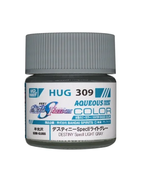 Mr Hobby -Gunze AQUEOUS GUNDAM COLOR (10ml) DESTINY Specll LIGHT GR...