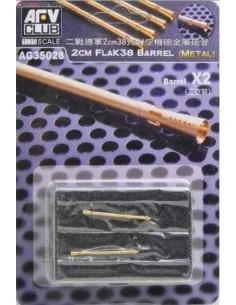 [NO_DESC] 20mm Flak 38 barrels with flash suppres, 1/35 - AFV-Club ... 2