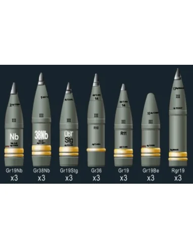 SFH18 Howitzer Ammunition, 1/35 - AFV-Club AG35043