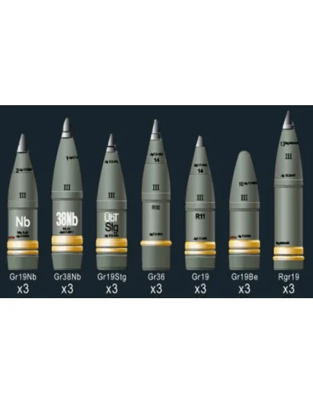 SFH18 Howitzer Ammunition, 1/35 - AFV-Club AG35043