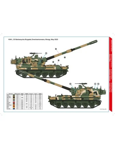 K9A1 'Thunder' Polish Army SPH - Special Edition, 1/35 - Hobby 2000...