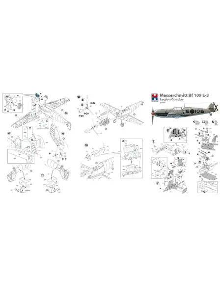 Messerschmitt Bf 119 E-3 Legion Condor, 1/32 - Hobby 2000 32009