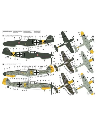 Bf 109 F-4 Early Production, 1/32 - Hobby 2000 32014
