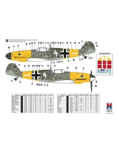 Bf 109 F-4 Early Production, 1/32 - Hobby 2000 32014