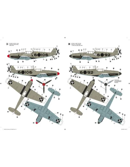 Messerschmitt Bf 119 E-3 Legion Condor, 1/32 - Hobby 2000 32009