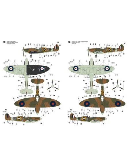 Supermarine Spitfire IIA w/Rotol Propeller, 1/32 - Hobby 2000 32002