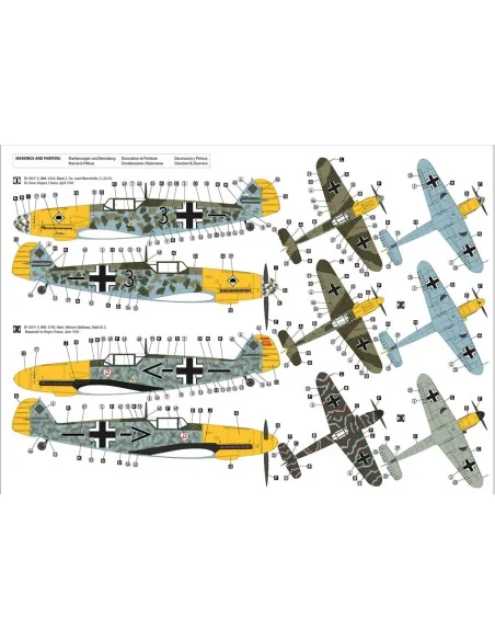 Bf 109 F-2 Western Front, 1/32 - Hobby 2000 32015