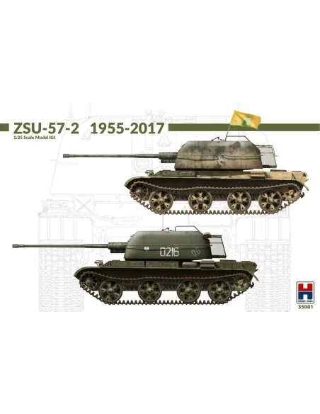 ZSU-57-2 1955-2017 (w/bonus 11 painting and marking), 1/35 - Hobby ...