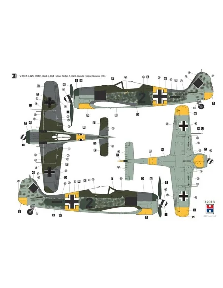 [NO_DESC] Focke-Wulf Fw 190 A-6 Eastern Front, 1/32 - Hobby 2000 H2...