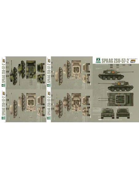 ZSU-57-2 1955-2017 (w/bonus 11 painting and marking), 1/35 - Hobby ...