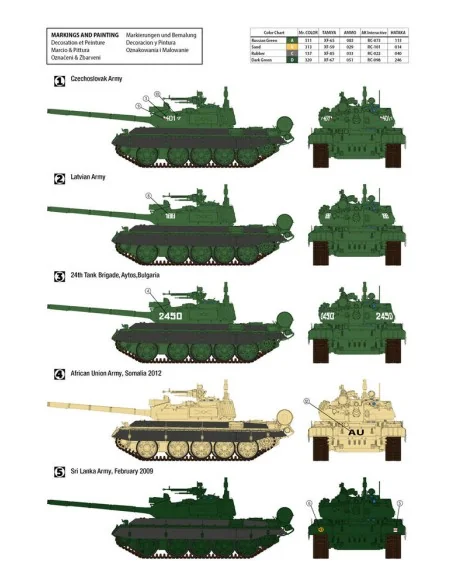 T-55AM2B "Kladivo" (w/bonus 4 painting and marking), 1/35 - Hobby 2...