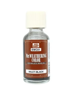 Weathering Color Multi Black (40ml) - Mr Hobby - Gunze EWC-01
