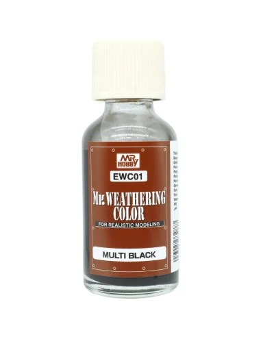 Weathering Color Multi Black (40ml) - Mr Hobby - Gunze EWC-01