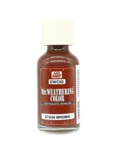 Weathering Color Stain Brown (40ml) - Mr Hobby - Gunze EWC-03