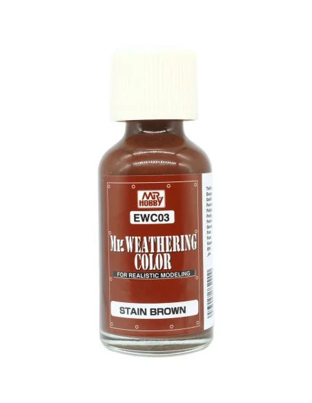 Weathering Color Stain Brown (40ml) - Mr Hobby - Gunze EWC-03