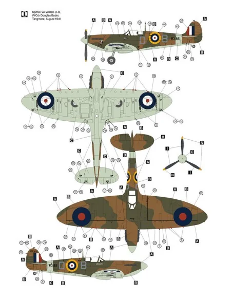 Supermarine Spitfire VA, 1/32 - Hobby 2000 32003