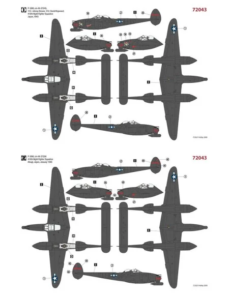 P-38M Night Lightning, 1/72 - Hobby 2000 72043