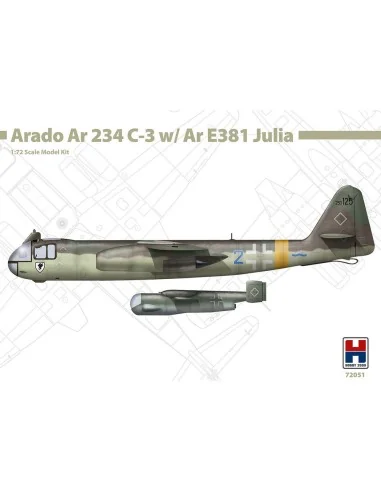 Arado Ar 234 C-3 w/ Ar E381 Julia, 1/72 - Hobby 2000 72051