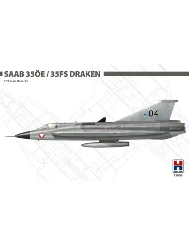 [NO_DESC] Saab 35ÖE/35FS Draken, 1/72 - Hobby 2000 72056